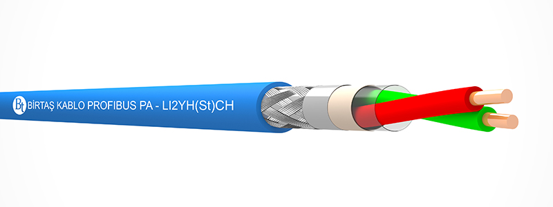 PROFIBUS PA - LSZH LI2YH(St)CH – (1x2x18/1 AWG & 1x2x18/7 AWG)